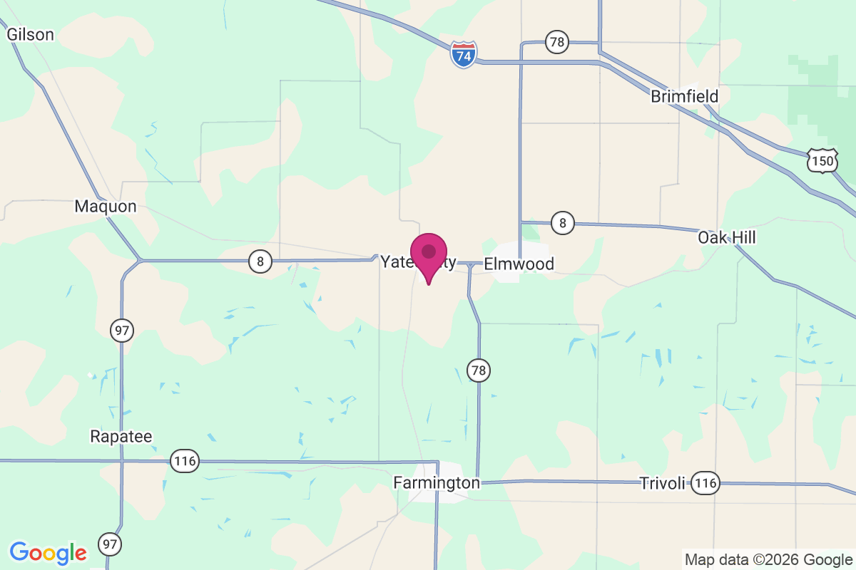 Yates City map