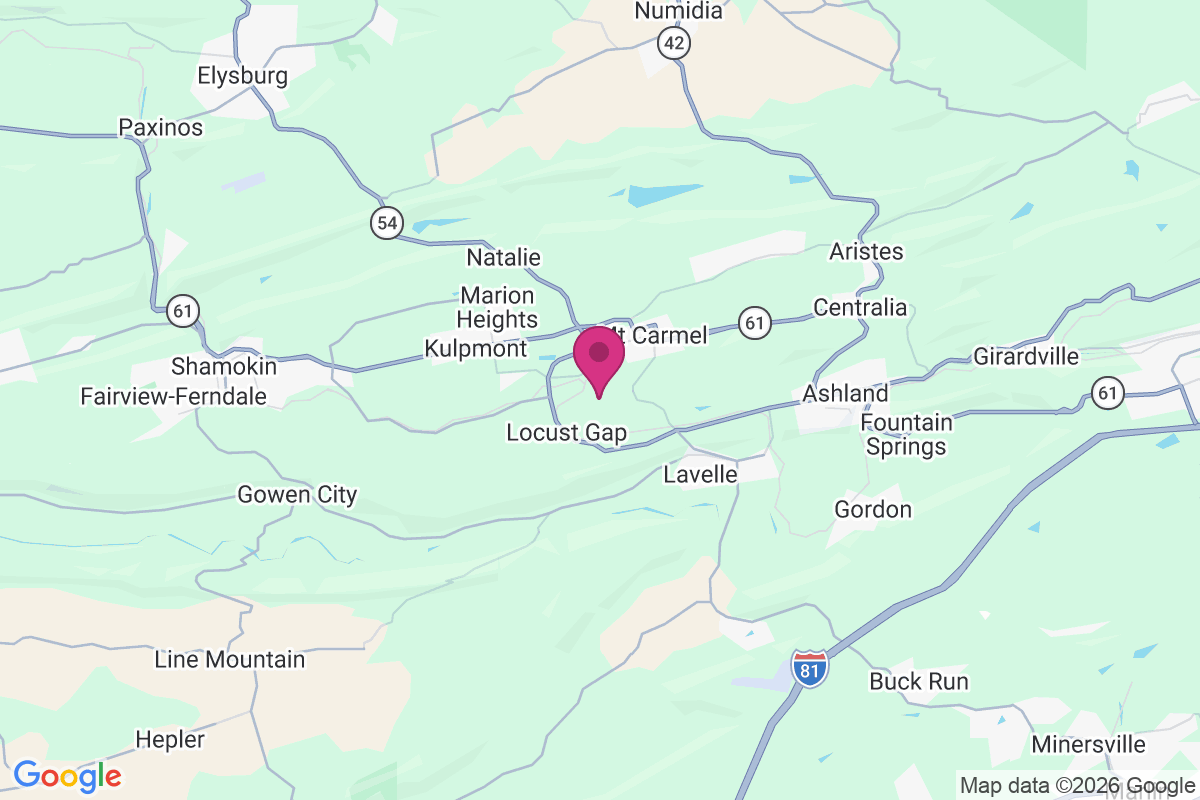 Mount Carmel Junction map