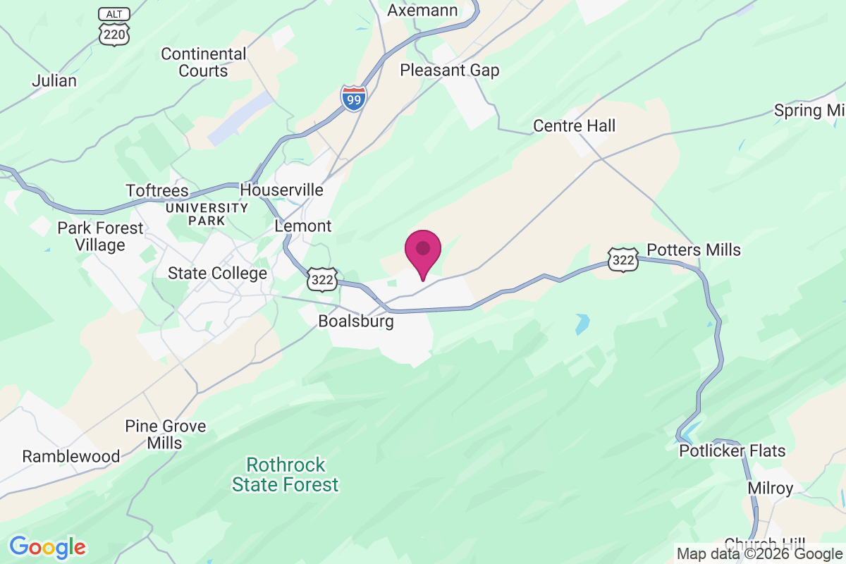 Linden Hall map