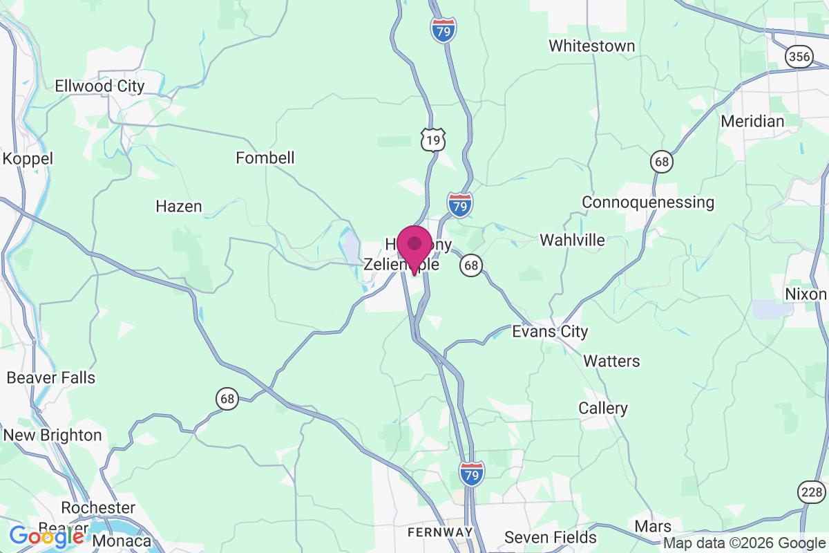 Zelienople map
