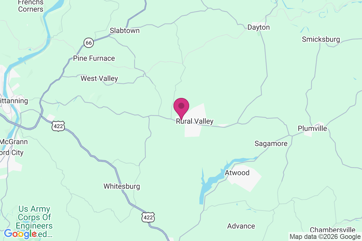 Yatesboro map