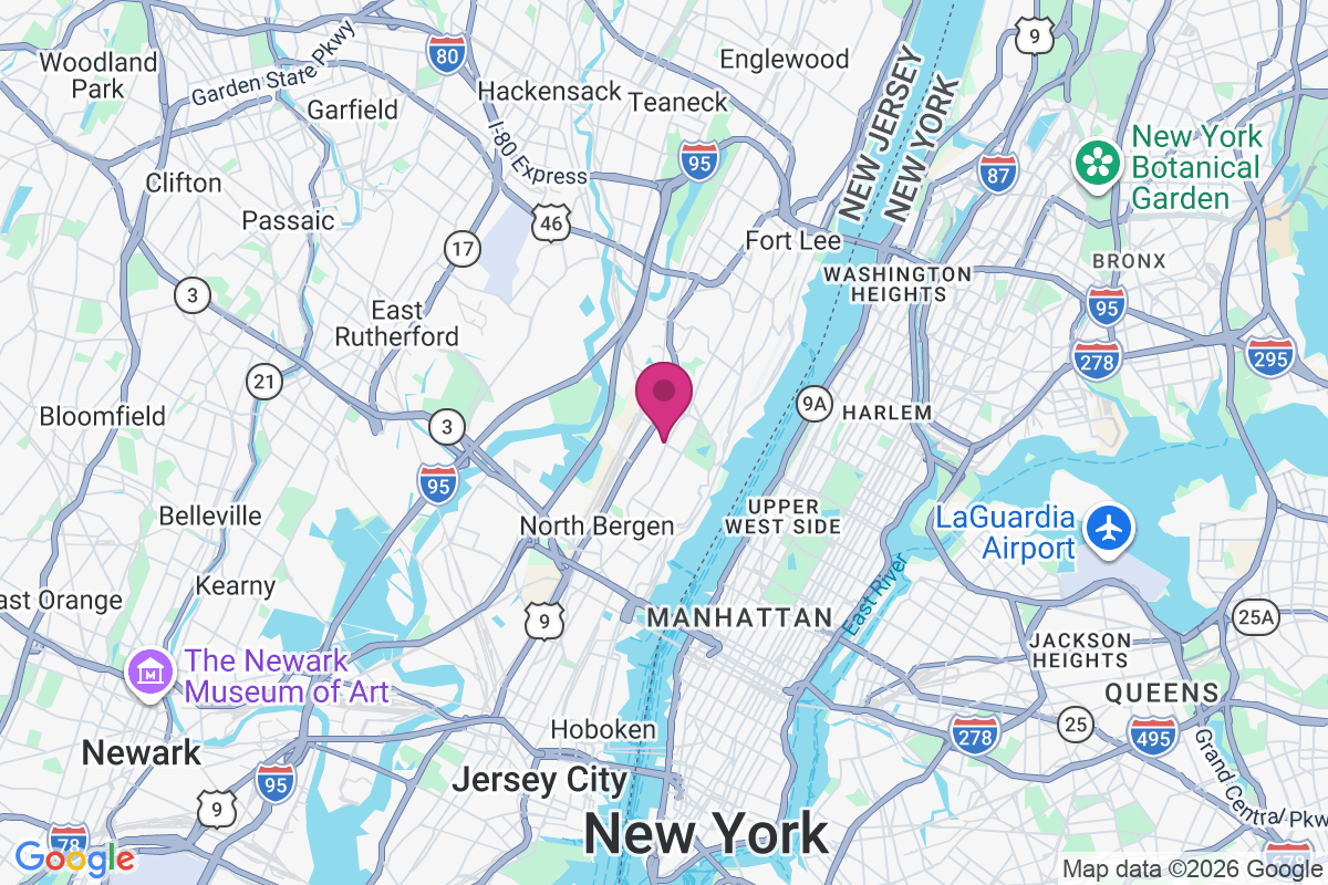 North Bergen map