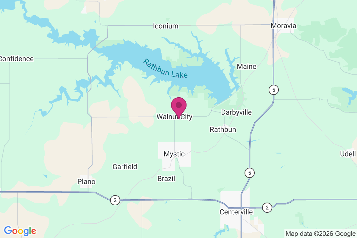 Walnut City map
