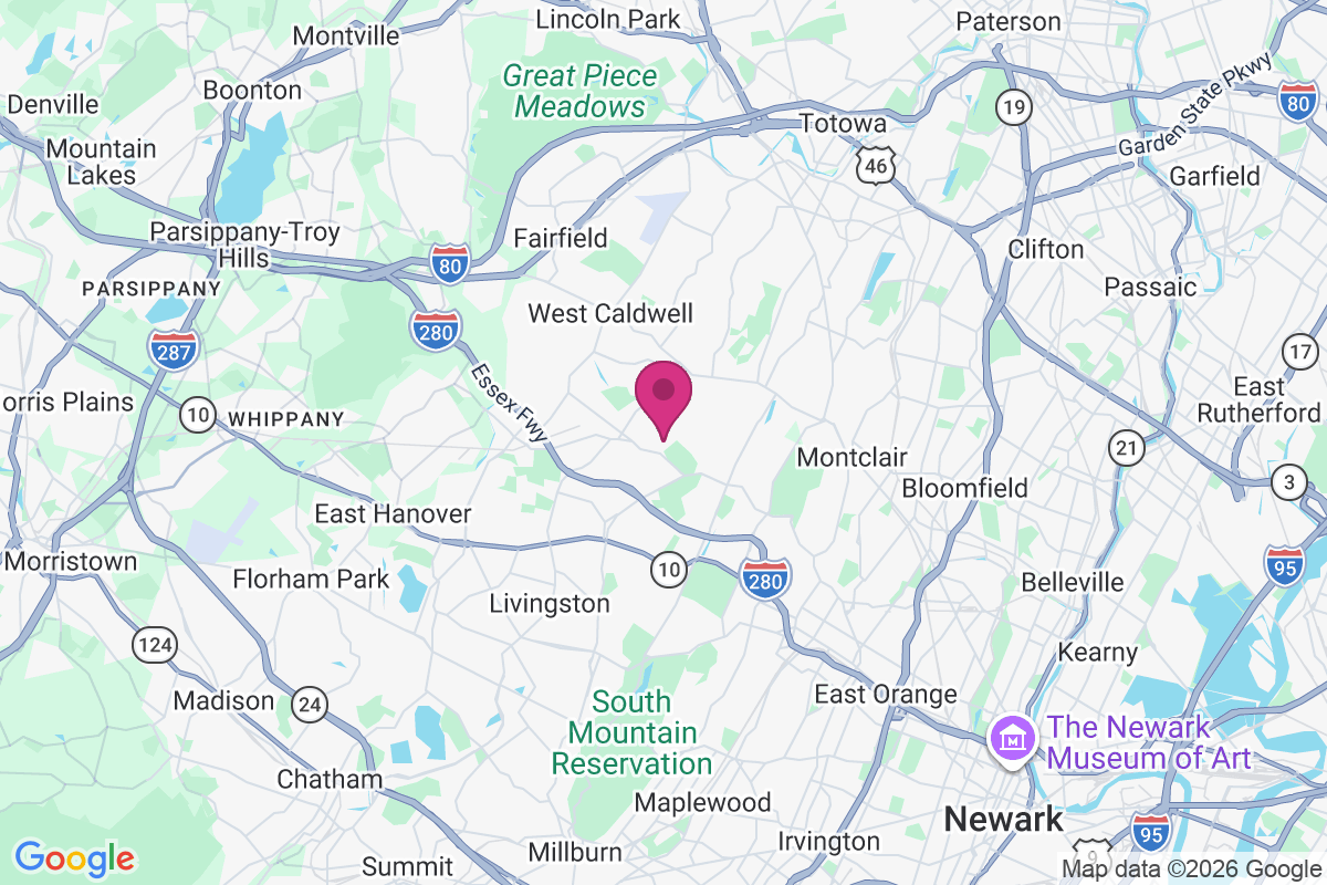 Essex Fells map