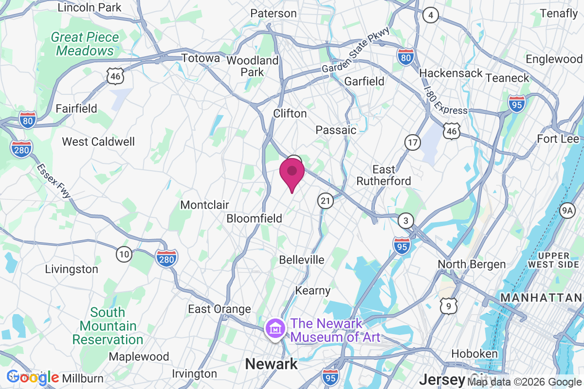 Nutley map