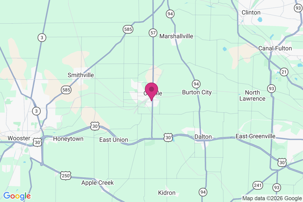 Orrville map