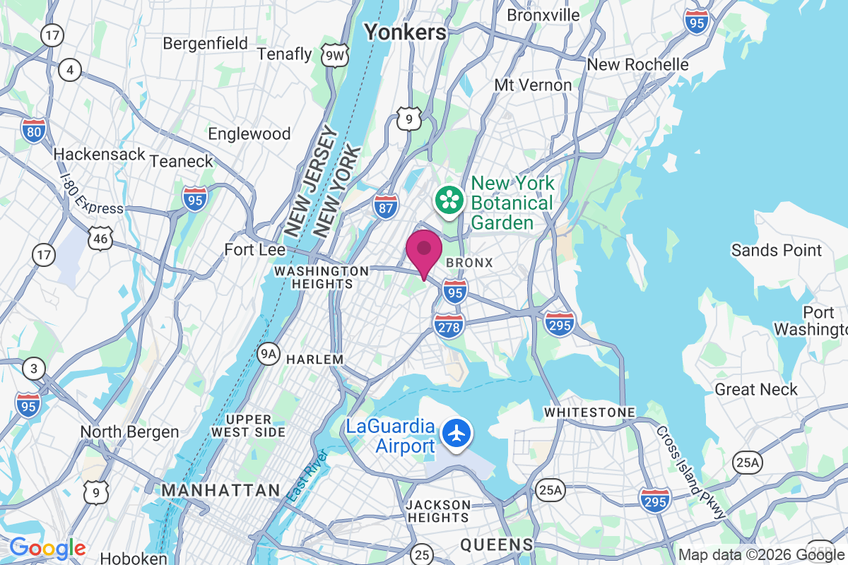 East Tremont map