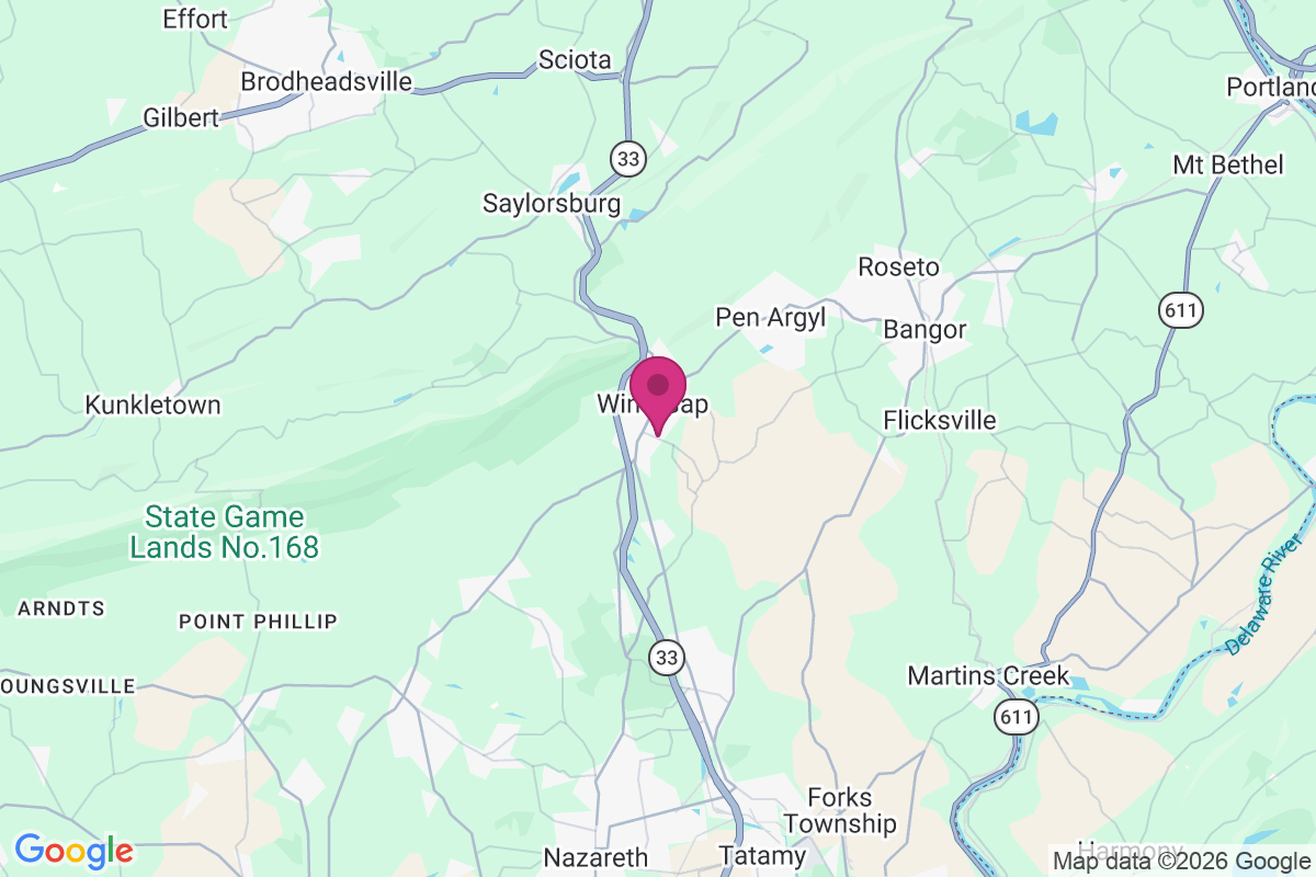 Wind Gap map