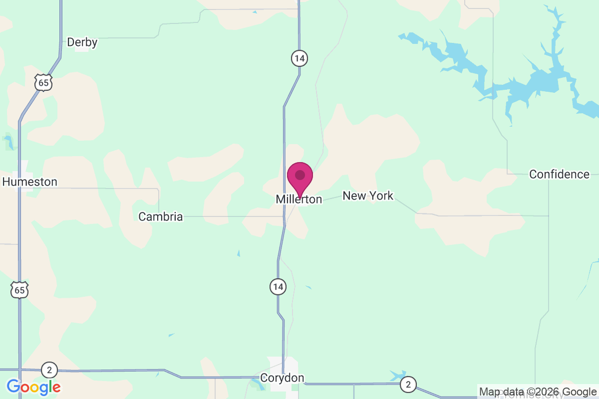 Millerton map