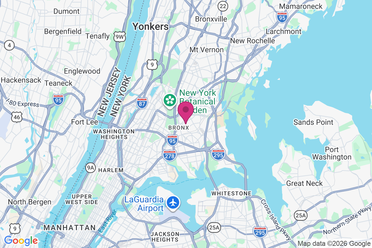 Bronxdale map