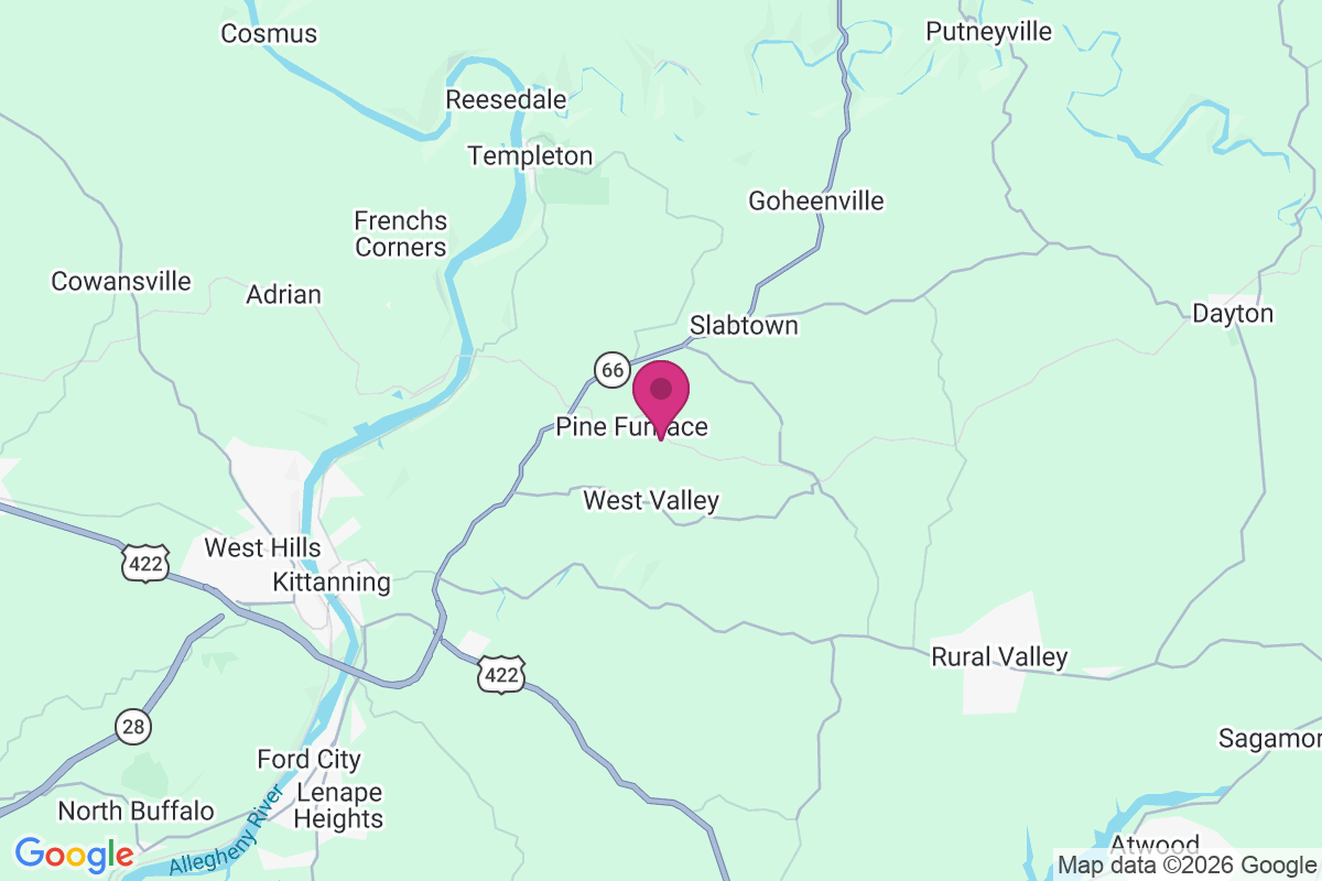 Pine Furnace map