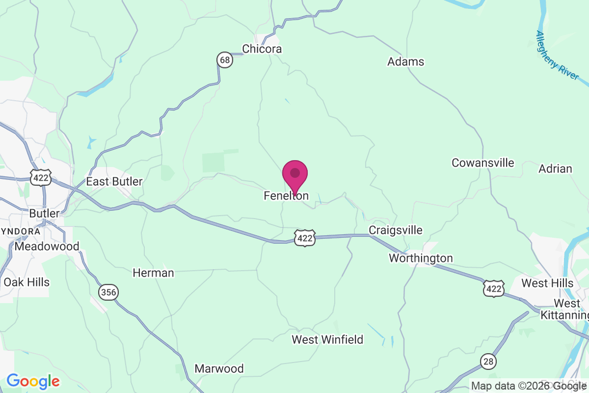 Fenelton map