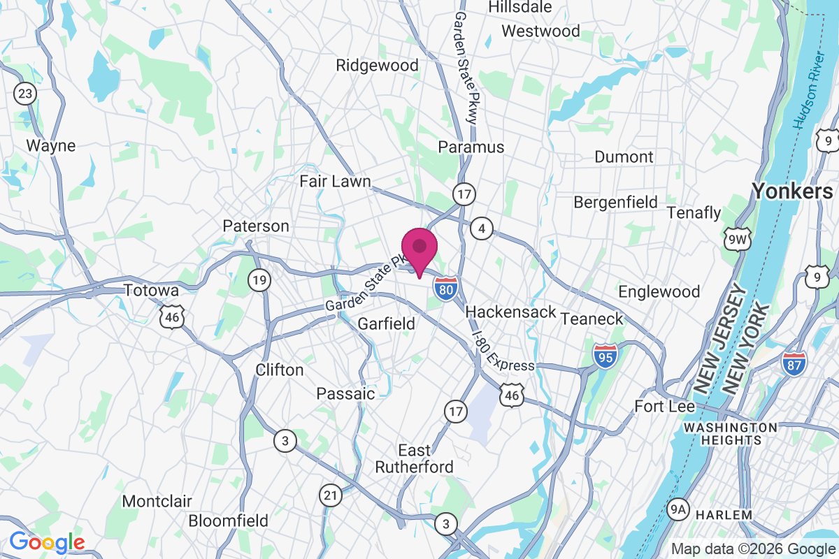 Saddle Brook map