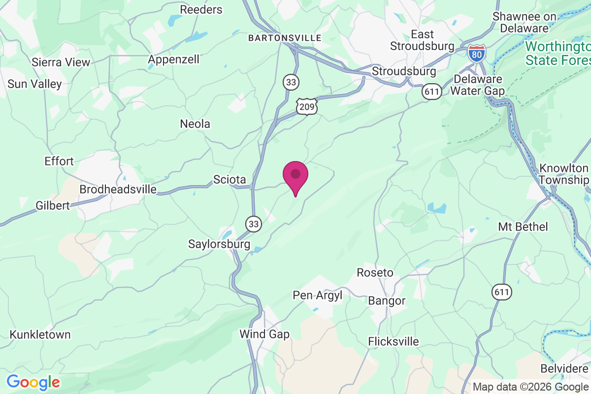 Bossardsville map