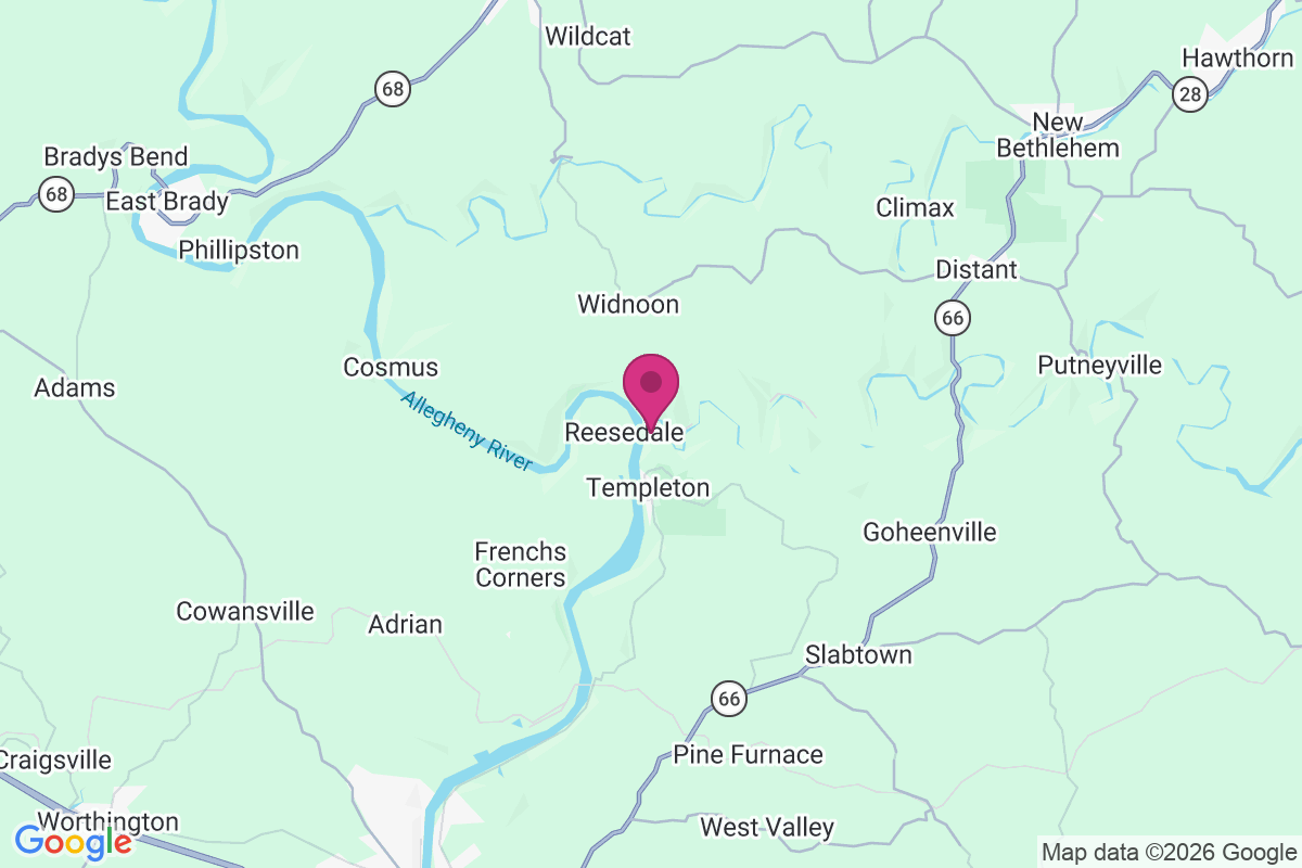Reesedale map