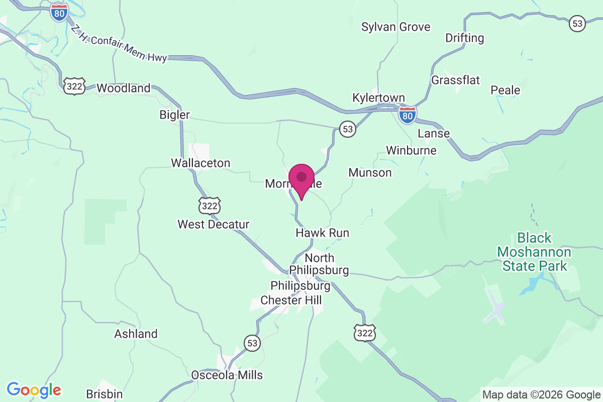 Morrisdale map