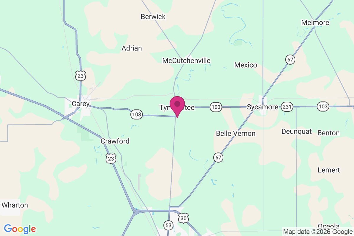Tymochtee map