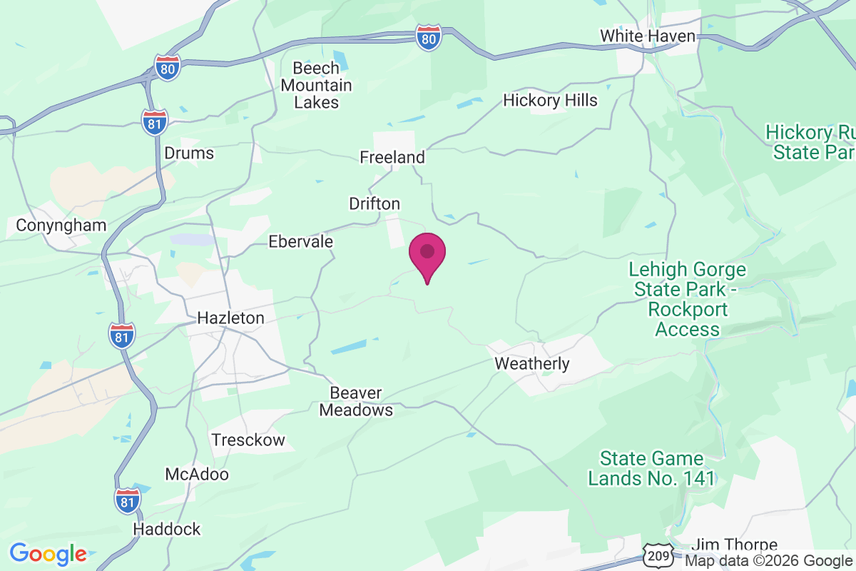 Hazlebrook map