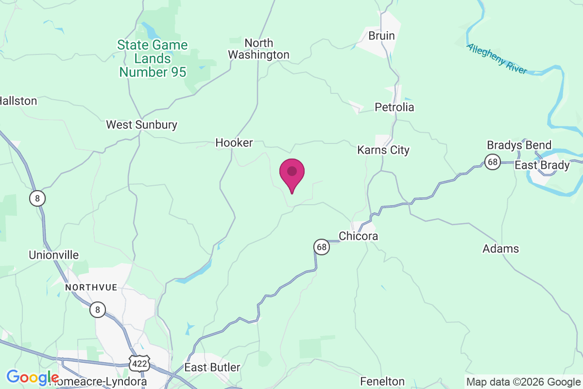 Byers Corner map