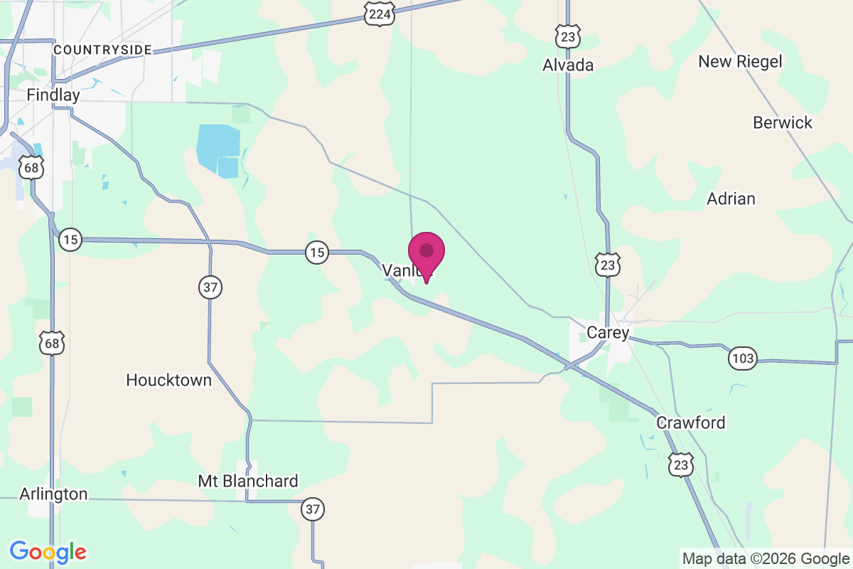 Vanlue map