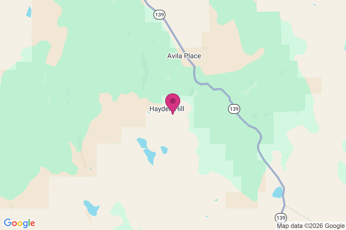 Hayden Hill map
