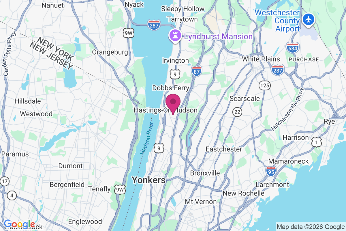 Hastings-on-Hudson map