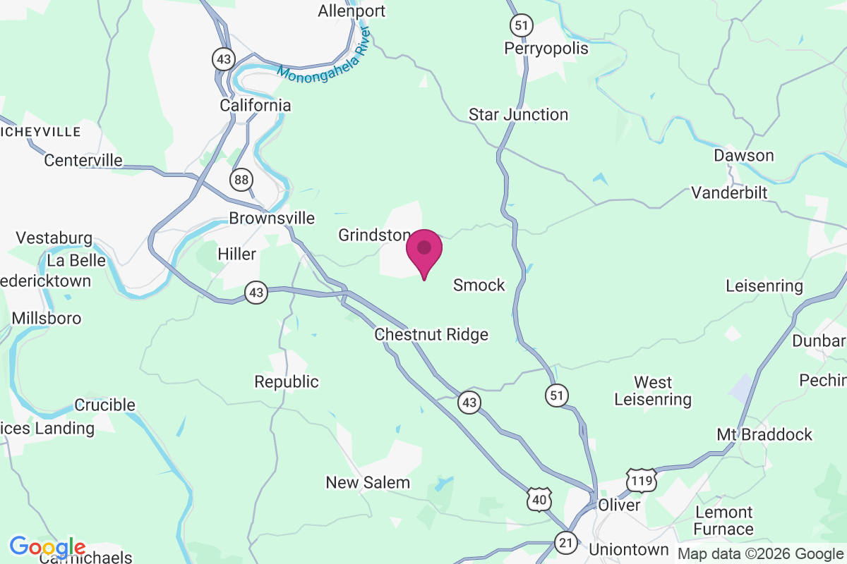 Rowes Run map