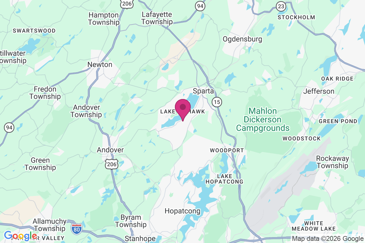 Lake Mohawk map