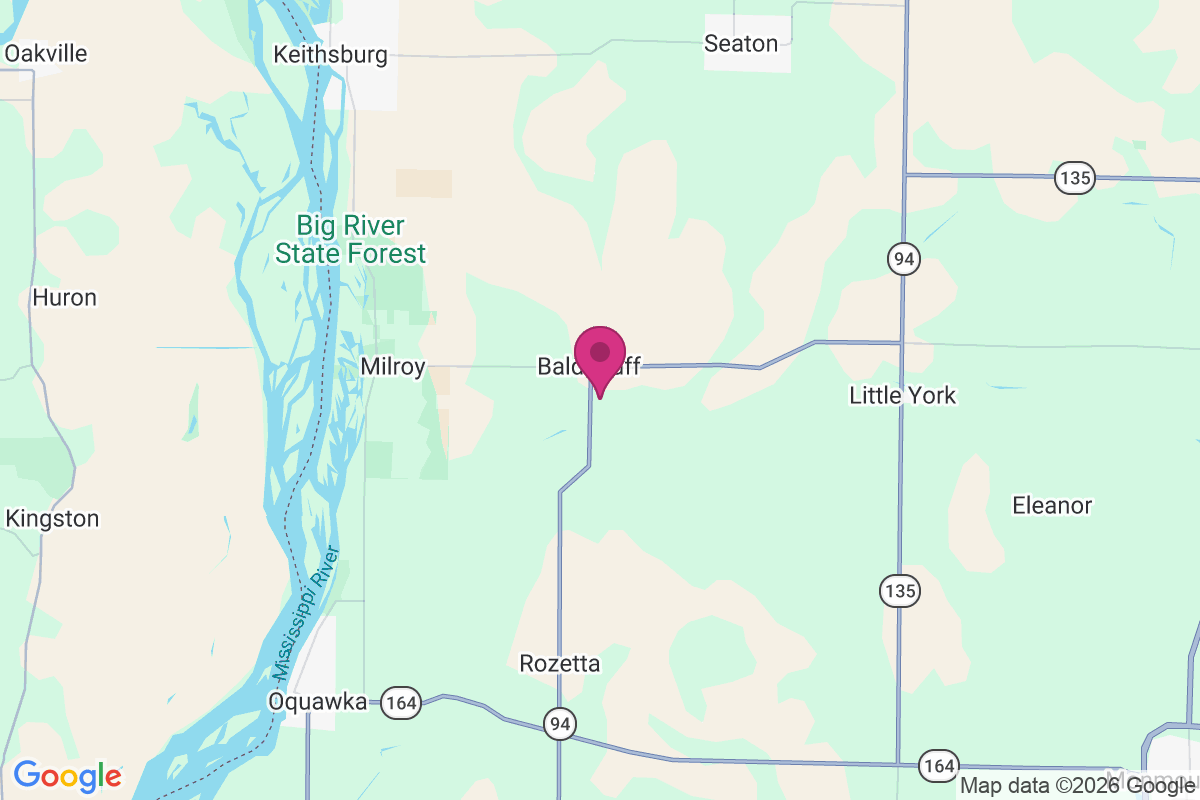 Bald Bluff map