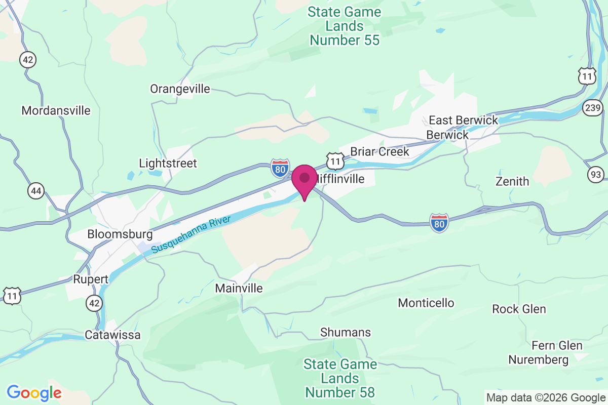 Lime Ridge map