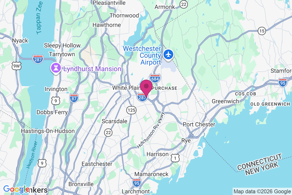 East White Plains map