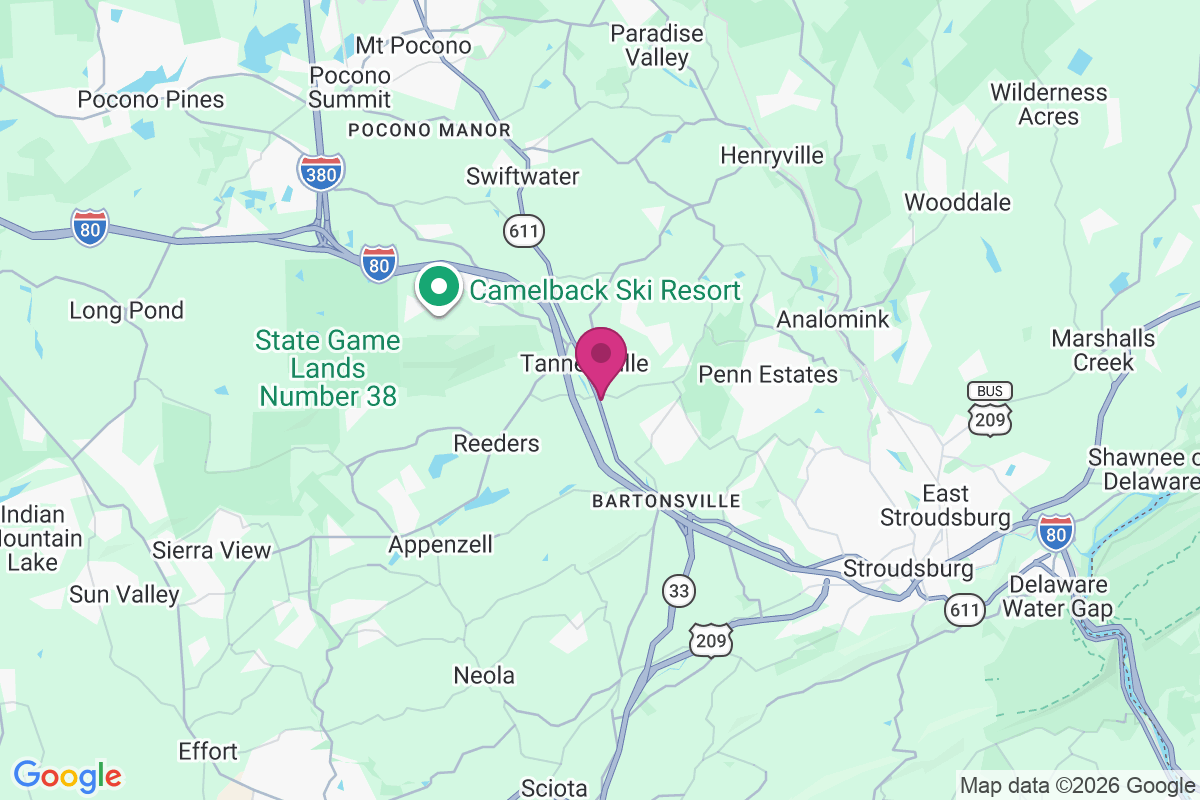 Lower Tannersville map
