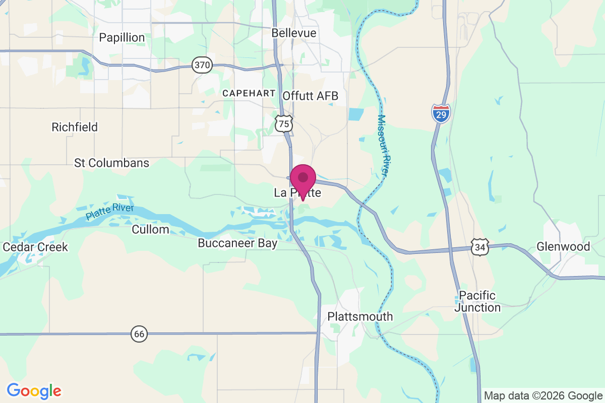La Platte map