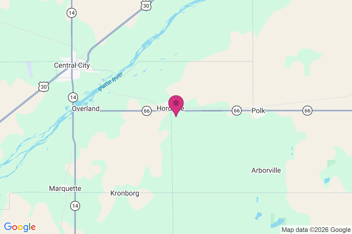 Hordville map