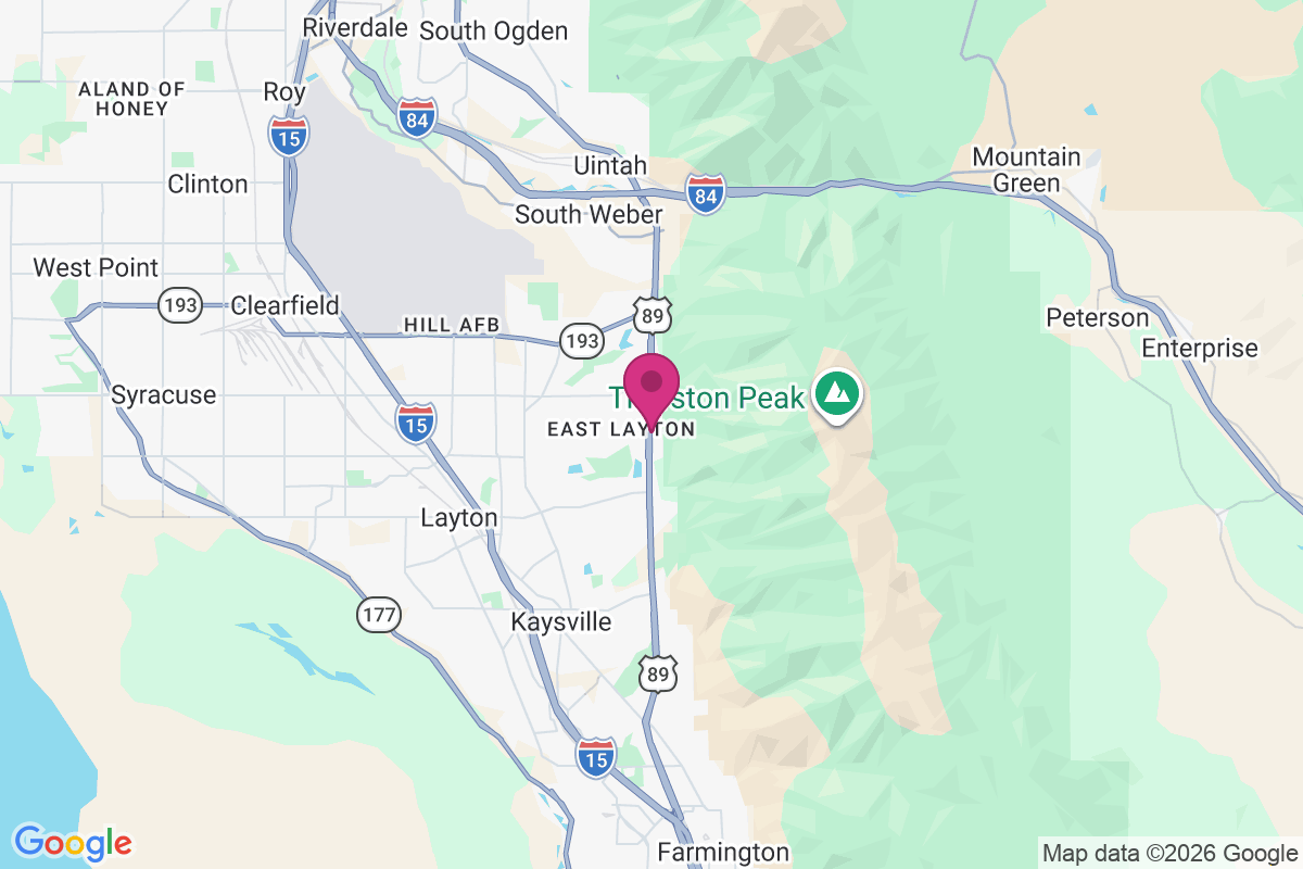 East Layton map