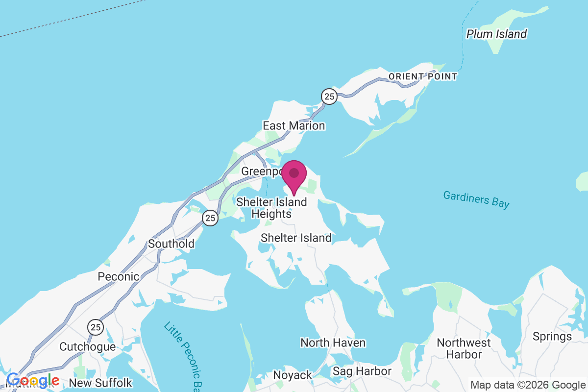 Dering Harbor map
