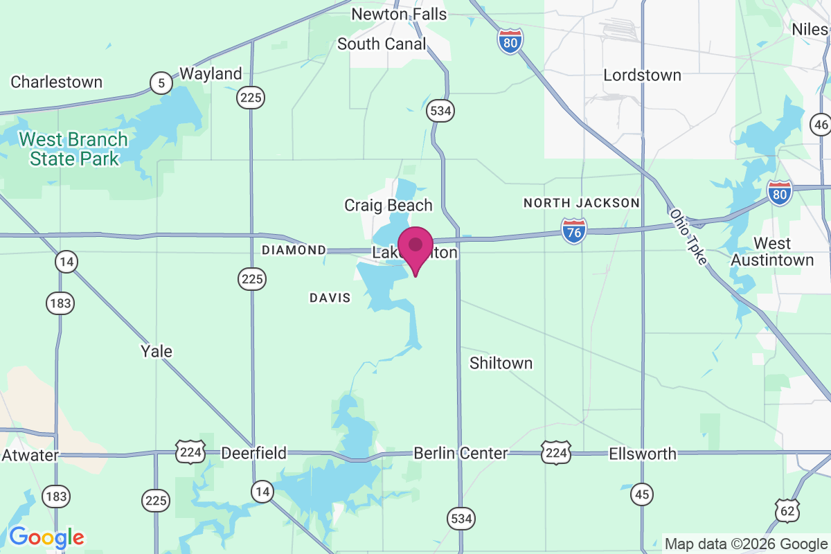 Lake Milton map