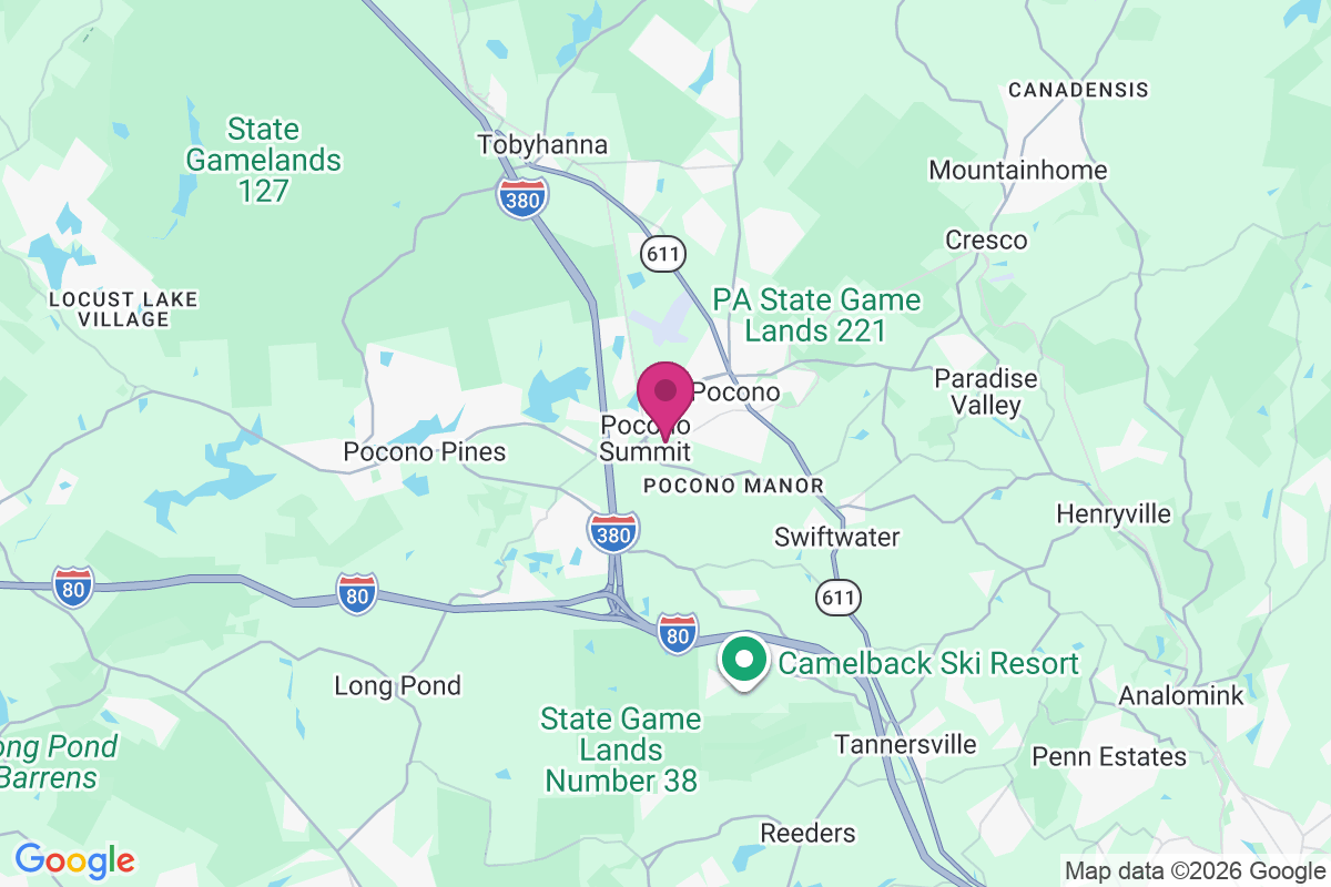 Pocono Summit map