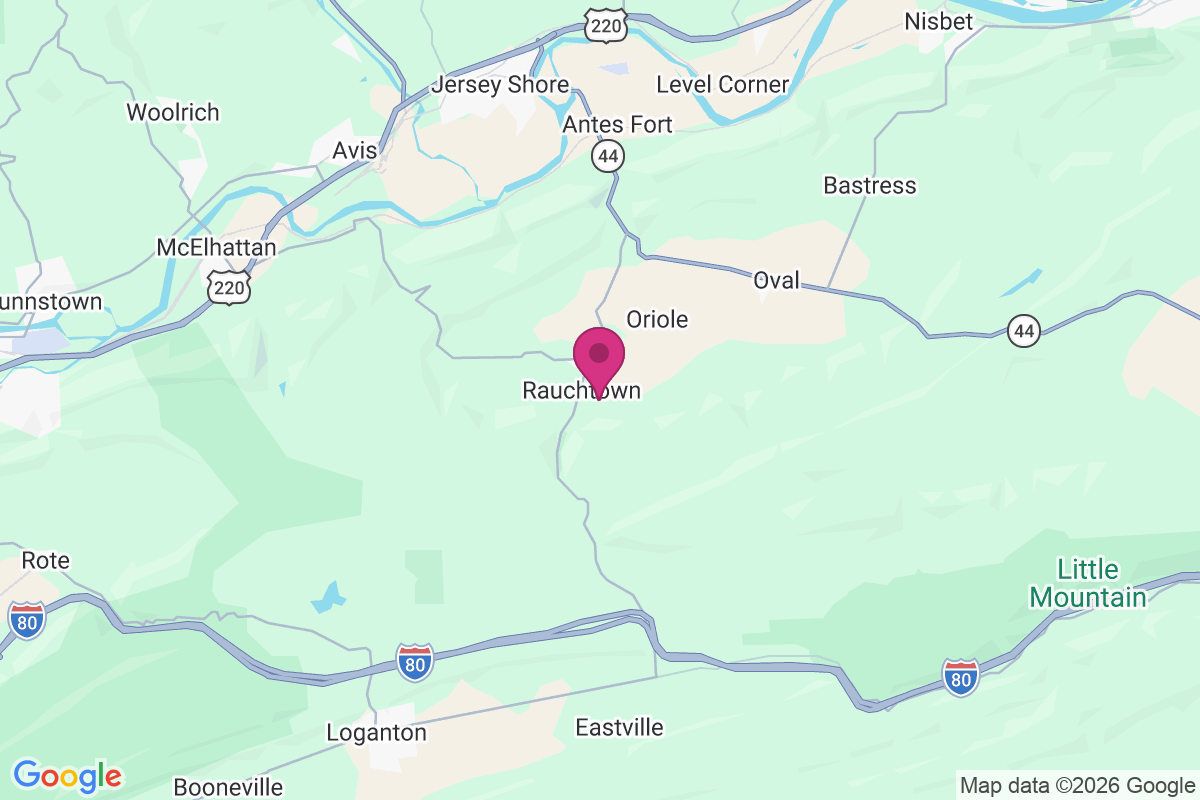Rauchtown map