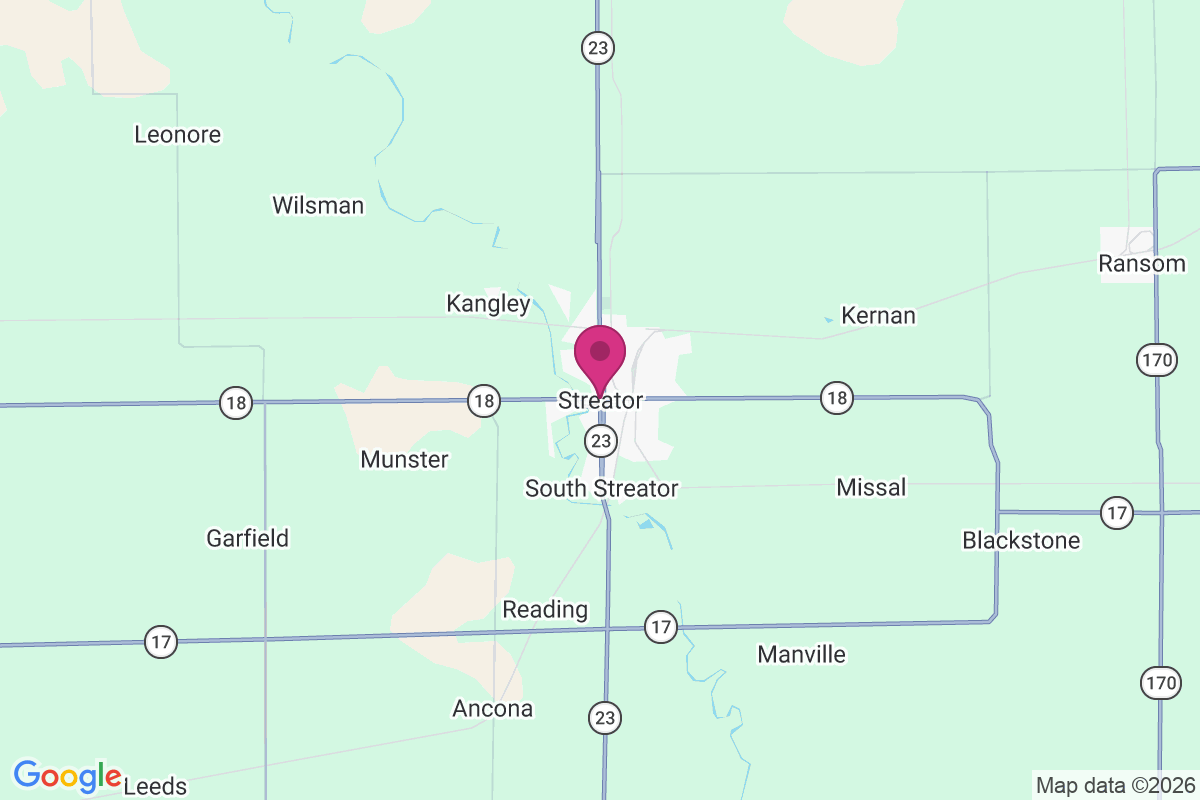 Streator map