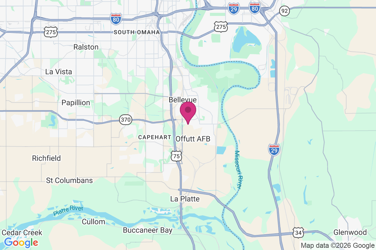 Offutt A F B map