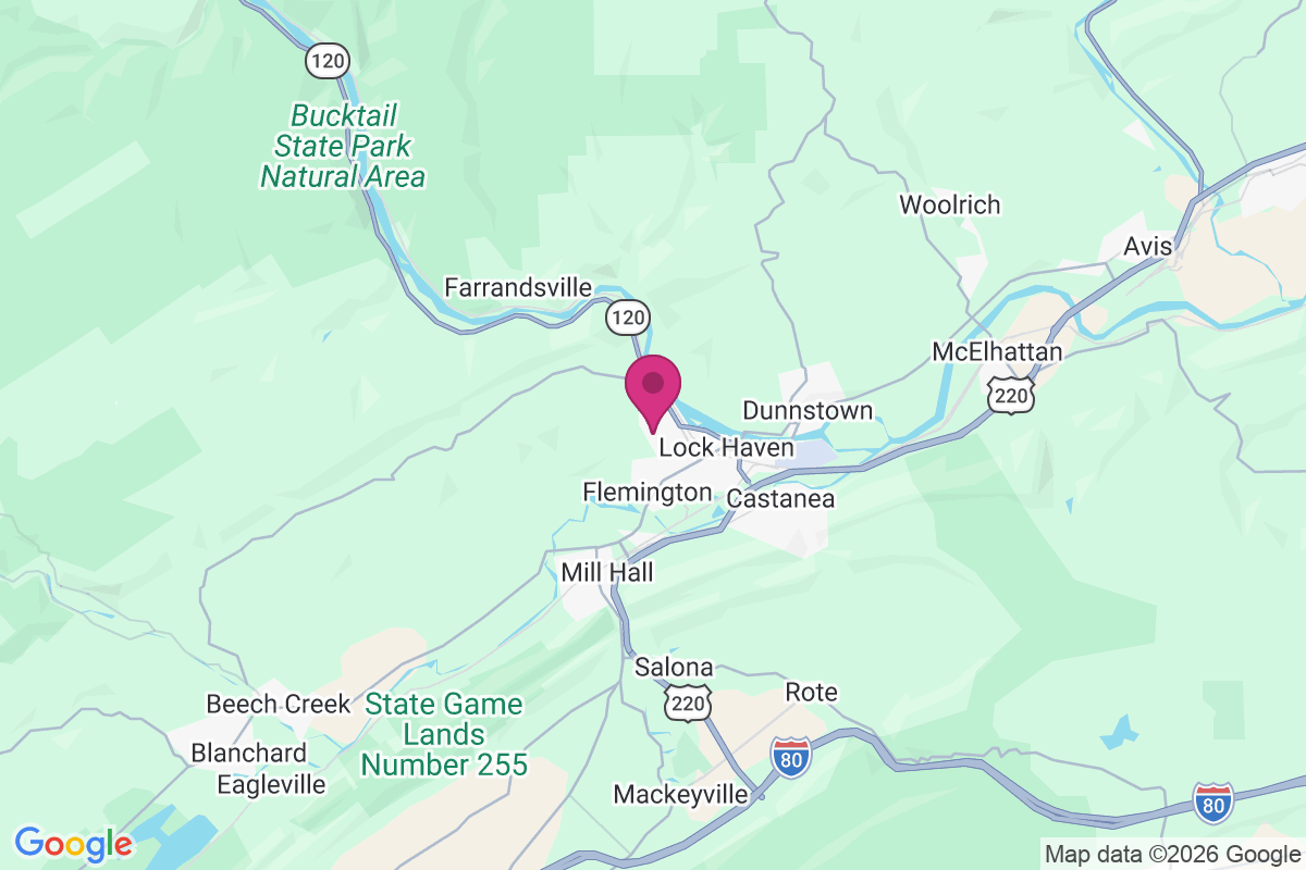 Sunset Pines map