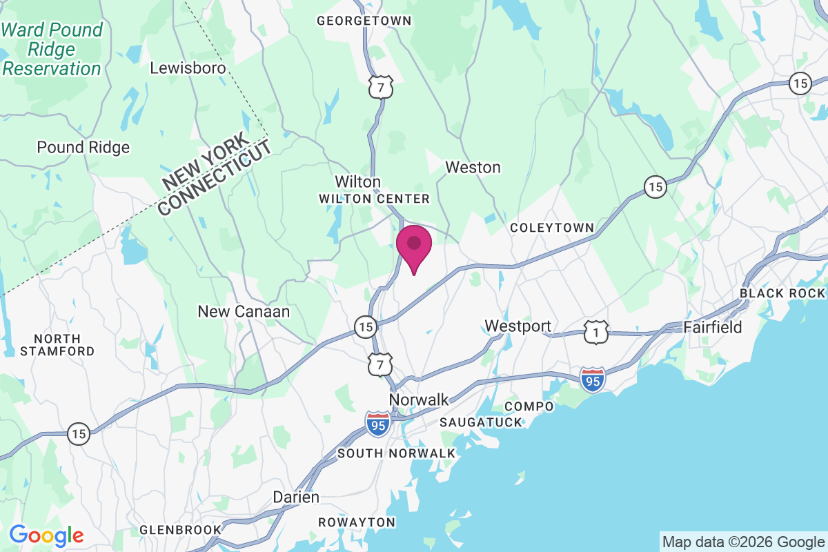 South Wilton map