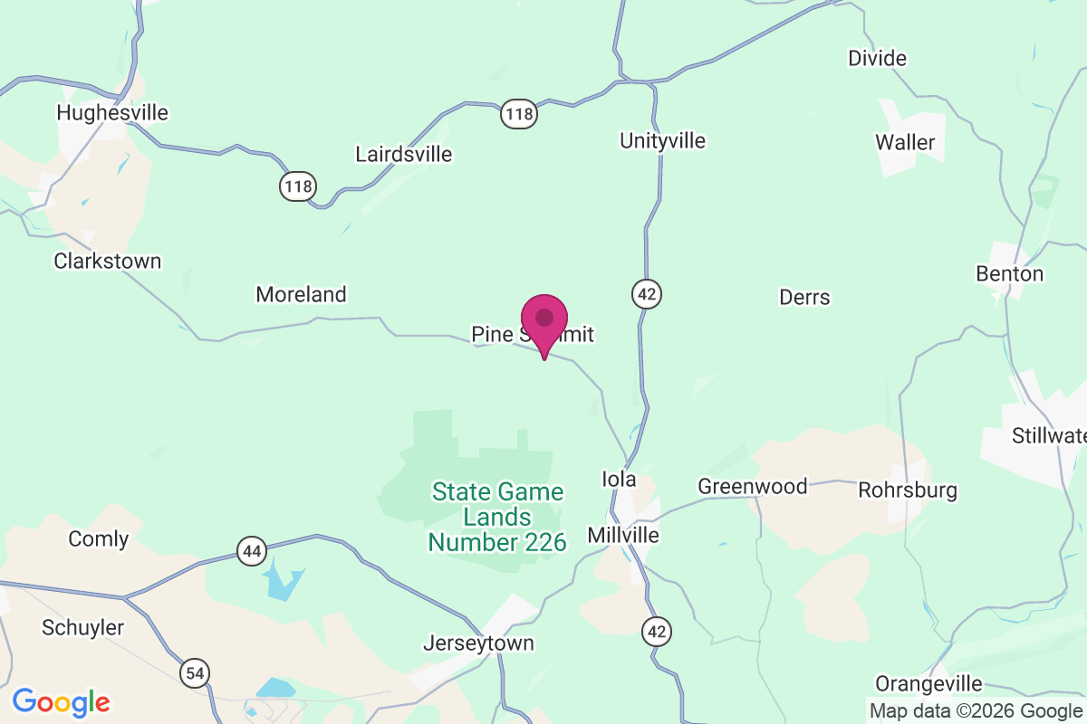 Pine Summit map