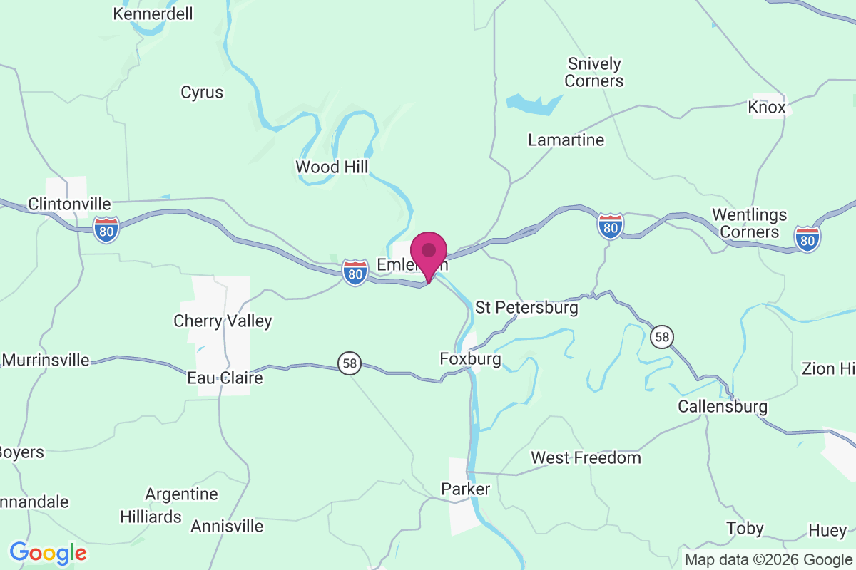 Emlenton map