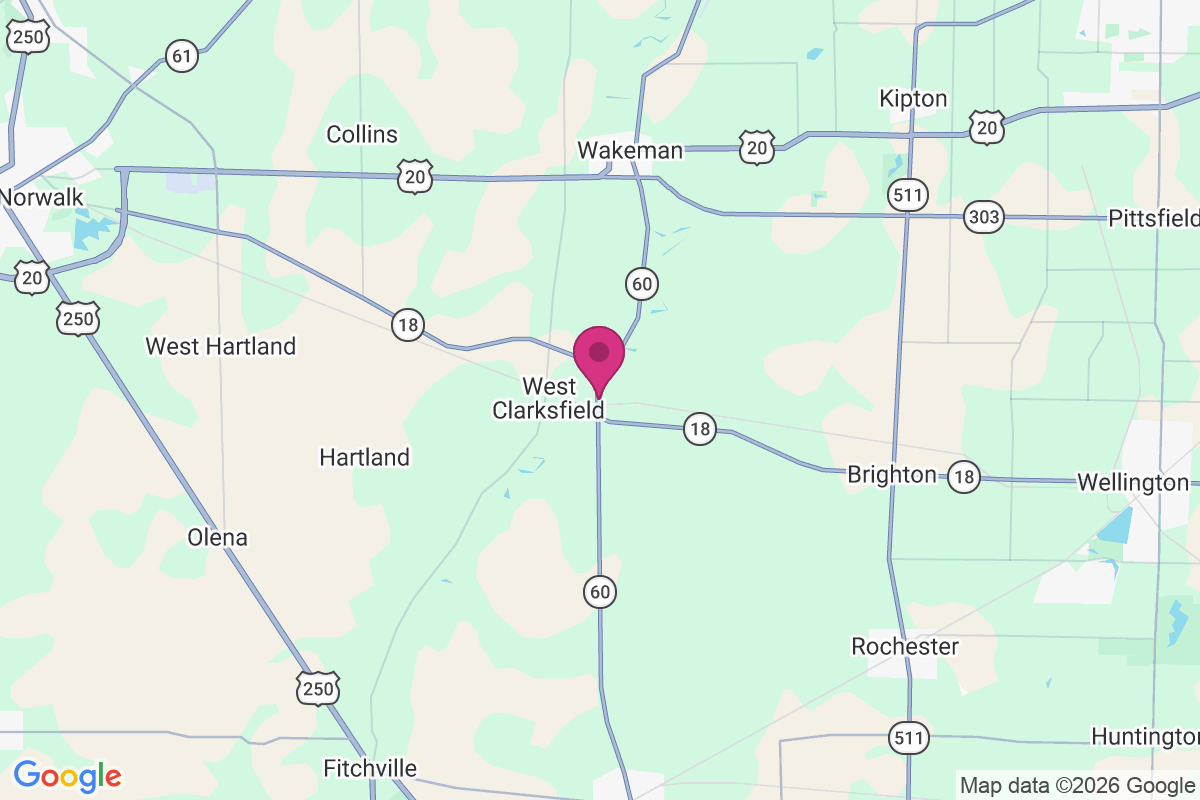 Clarksfield map