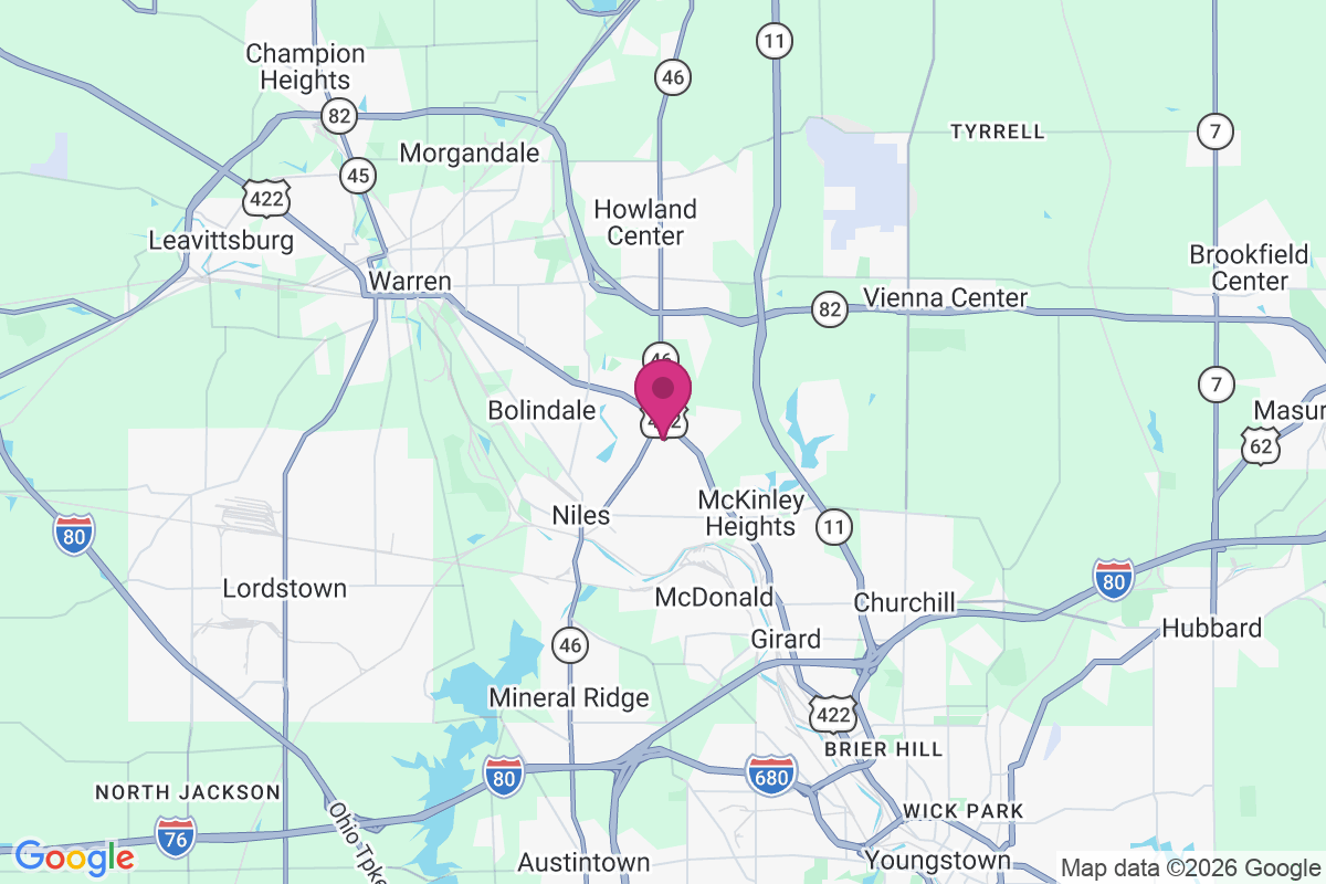 Ekerts Corners map