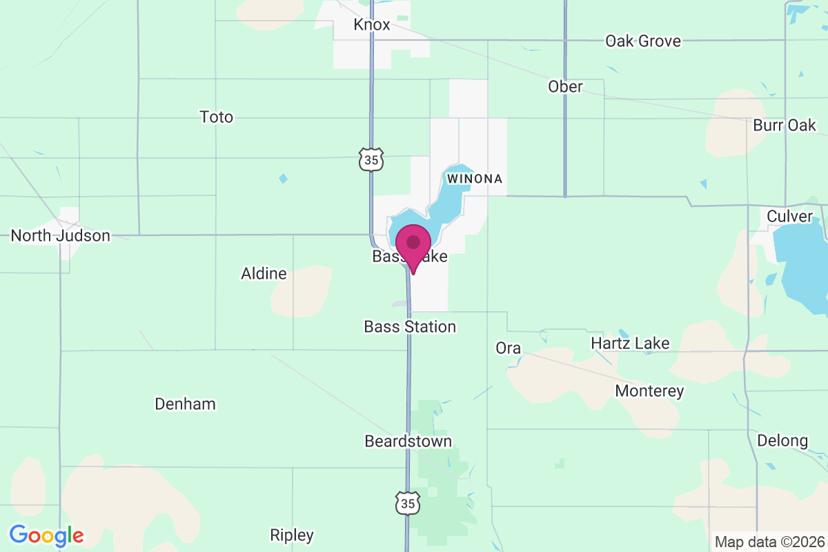 Bass Lake map