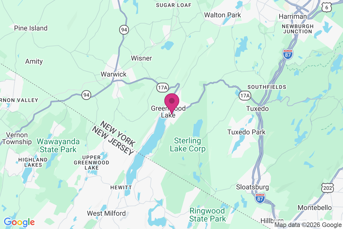 Greenwood Lake map