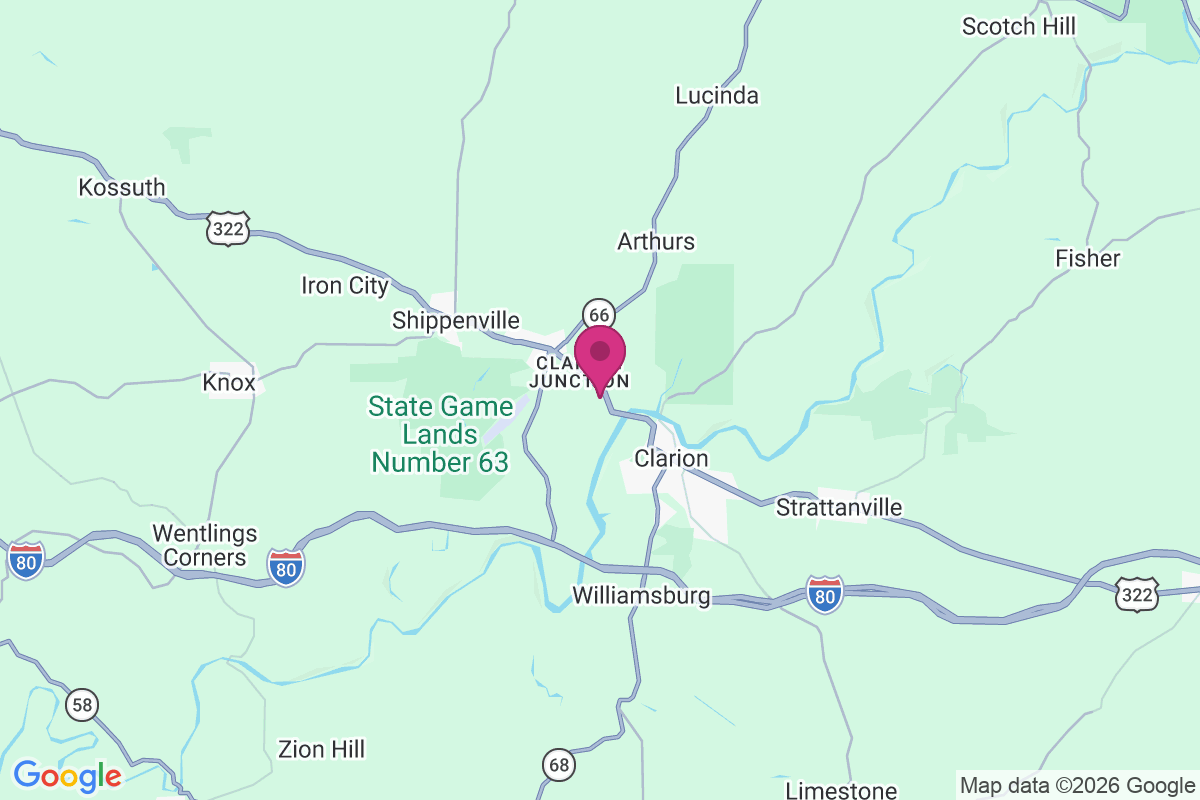 Clarion Junction map